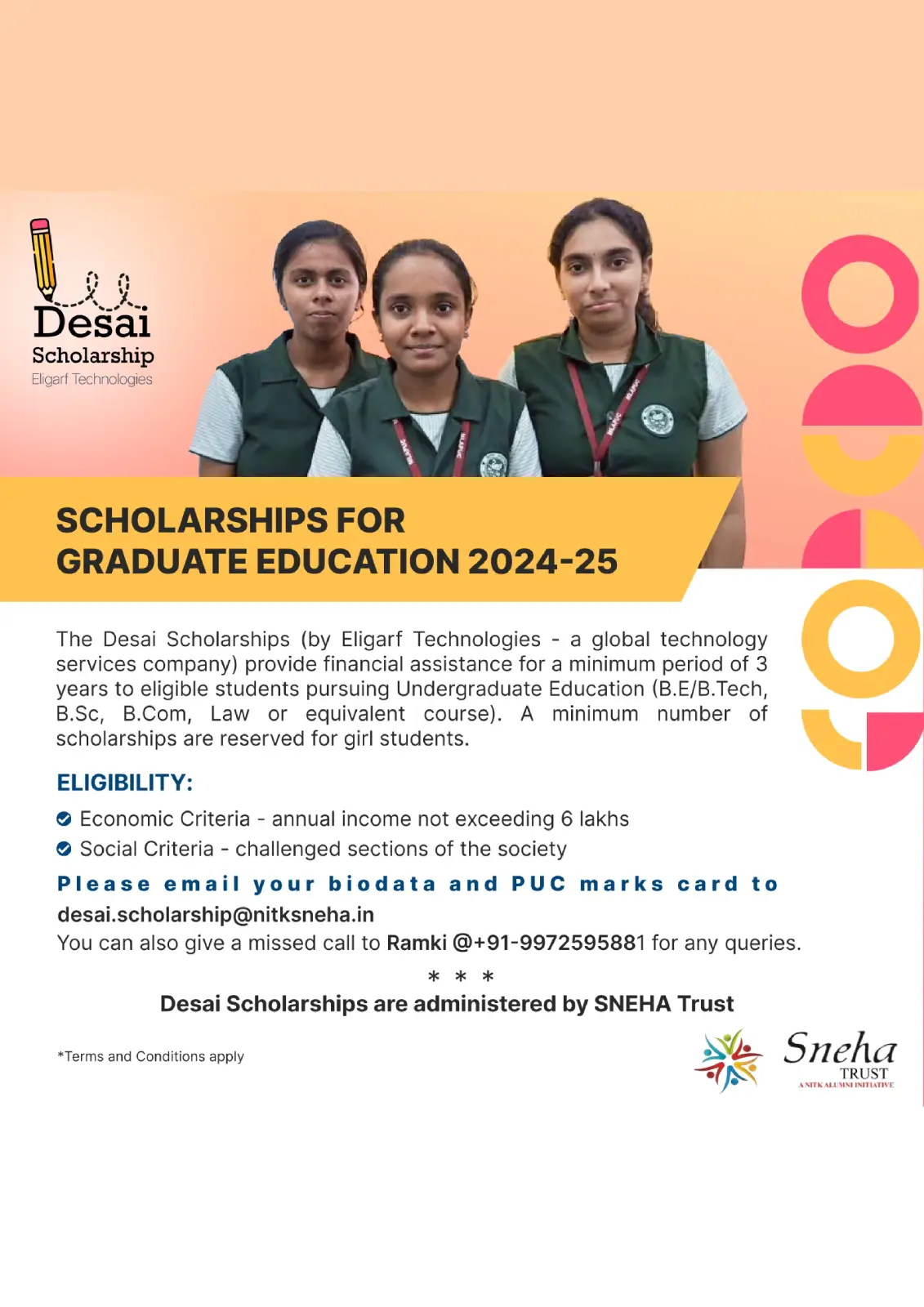 Desai Scholarship